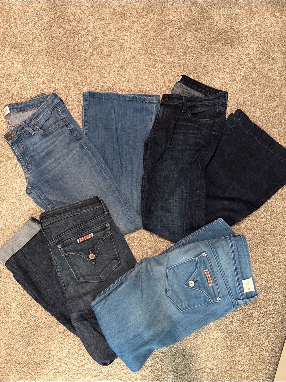 Hudson jeans- 4 pairs all size 28